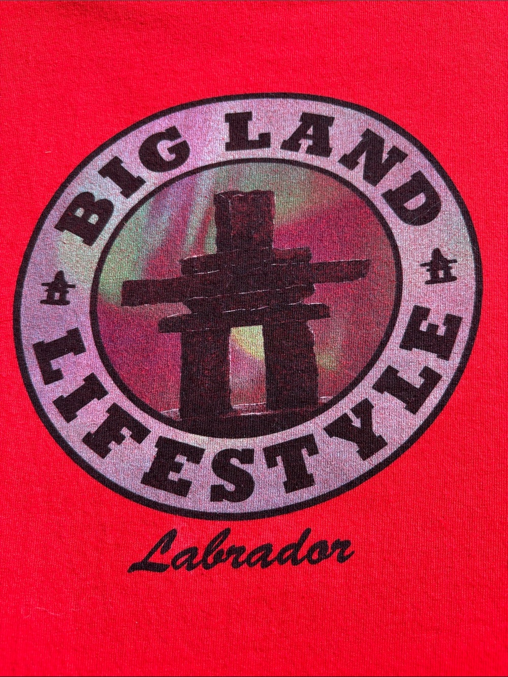 GILDAN Labrador Motif Short Sleeve Cotton Tee, Large